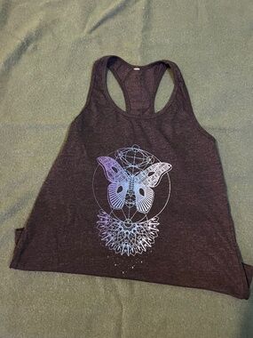 Ladies Large razorback tank
